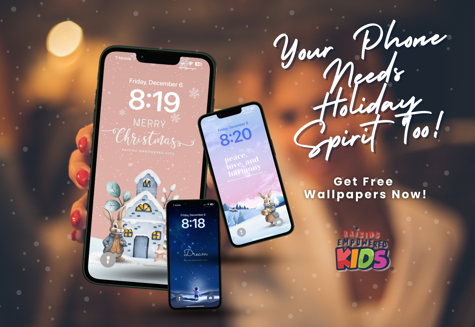 Your stress-free holiday. Wallpaper included.